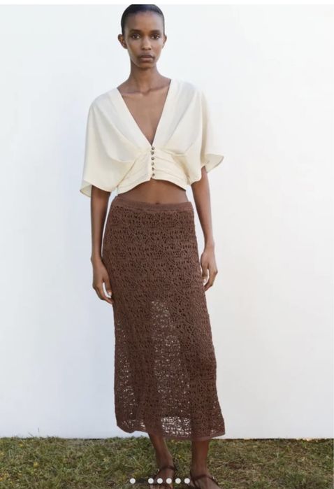 Zara Кроп Топ/блуза/топ