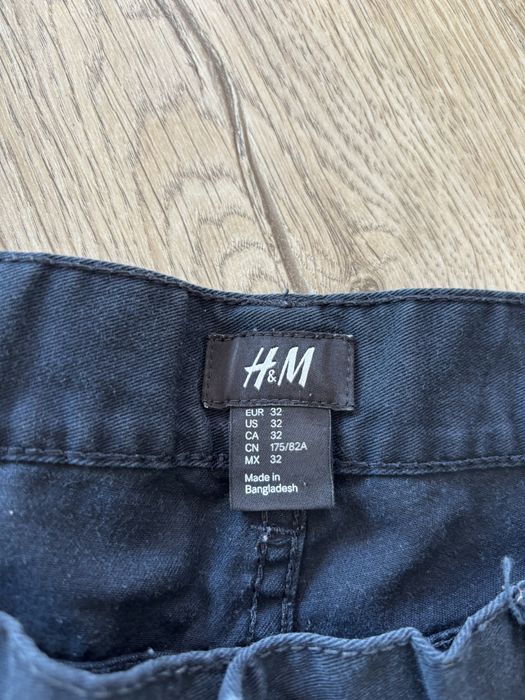 Spodnie materiałowe bawełniane męskie H&M 32/ M
