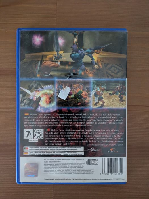 Jogo PS2 ( PlayStation 2 ) MOTU - He-Man Defender of Grayskull (Como Novo)