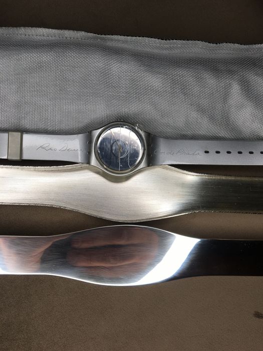 Relogio Swatch Rio Douro Cor de Prata especial caixa de prata