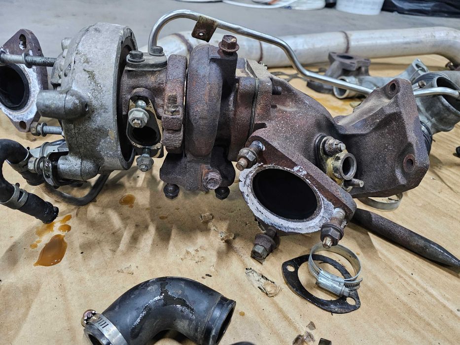 Zestaw Twin Turbo turbosprężarki CT12a 1JZ-GTE Non-VVTI DP kolektory