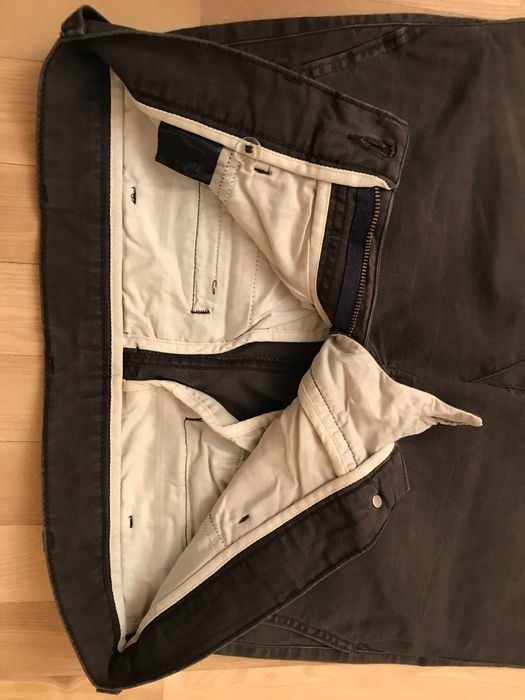 grafitowe spodnie męskie