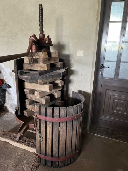 Prensa e ralador de uvas