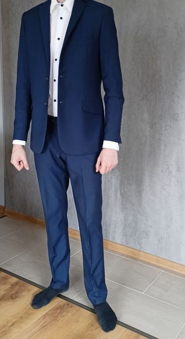 Garnitur męski bierzmowanie, egzamin 175 cm wzrostu, szczupły