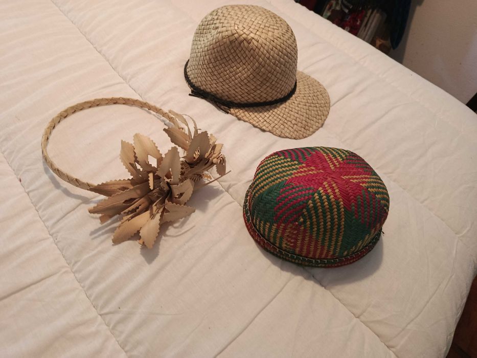 Colecçao chapeus palha verao originais fora do comum como novos