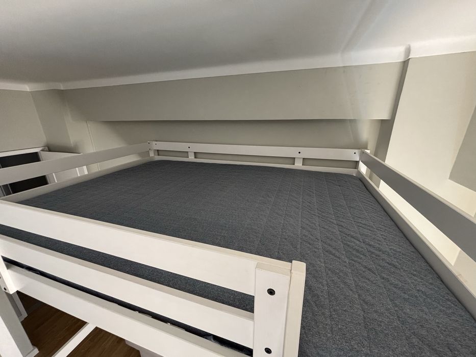 Beliche de casal branco ikea