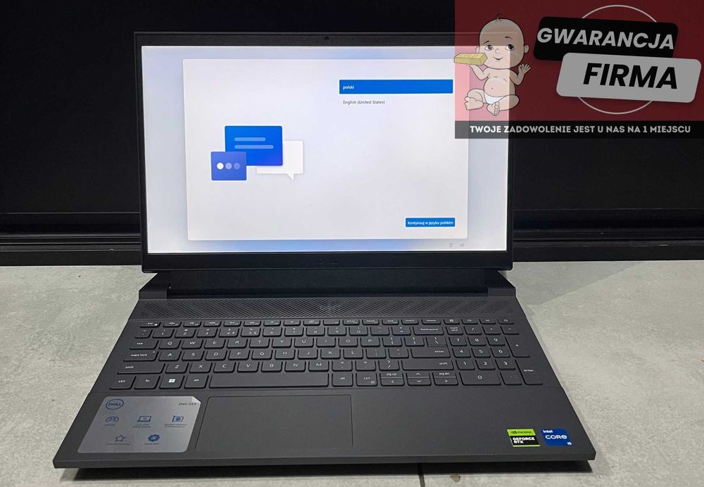 Laptop DELL G15 | Powystawowy | Super Stan  | Gwarancja | Win 11 |