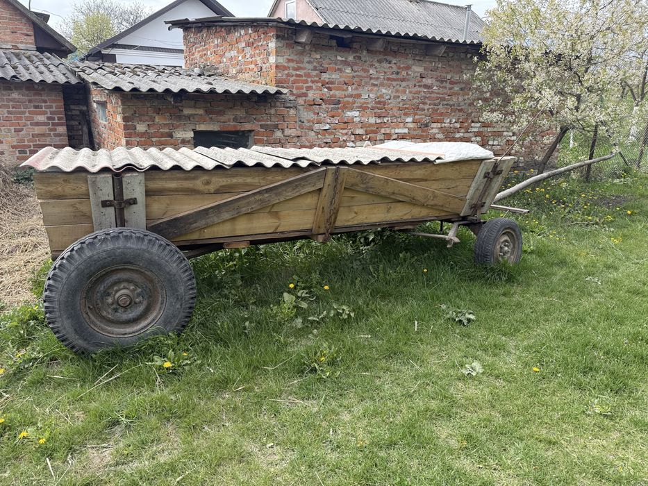 Віз кінний Підвода Віз на резиновому ходу Кінний віз
