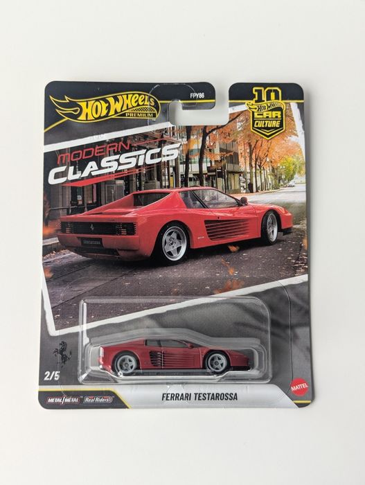 Ferrari testarossa hot wheels premium хот вілс Феррарі тестаросса