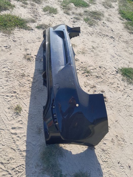 Golf 7 zderzak tylni dyfuzor zaślepka tył do lakierowania czarny