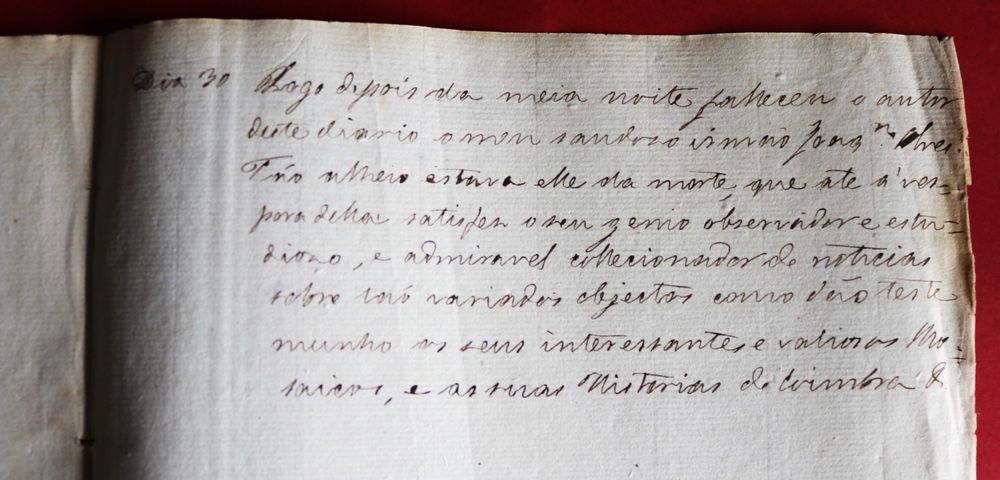 Coimbra 1867 e 68 e 69 notas para a história da cidade, manuscrito (Reserva NBA)
