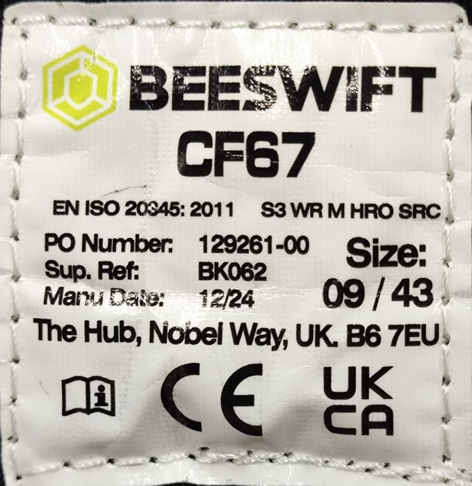 Робочі черевики BEESWIFT - 43 розмір. Waterproof