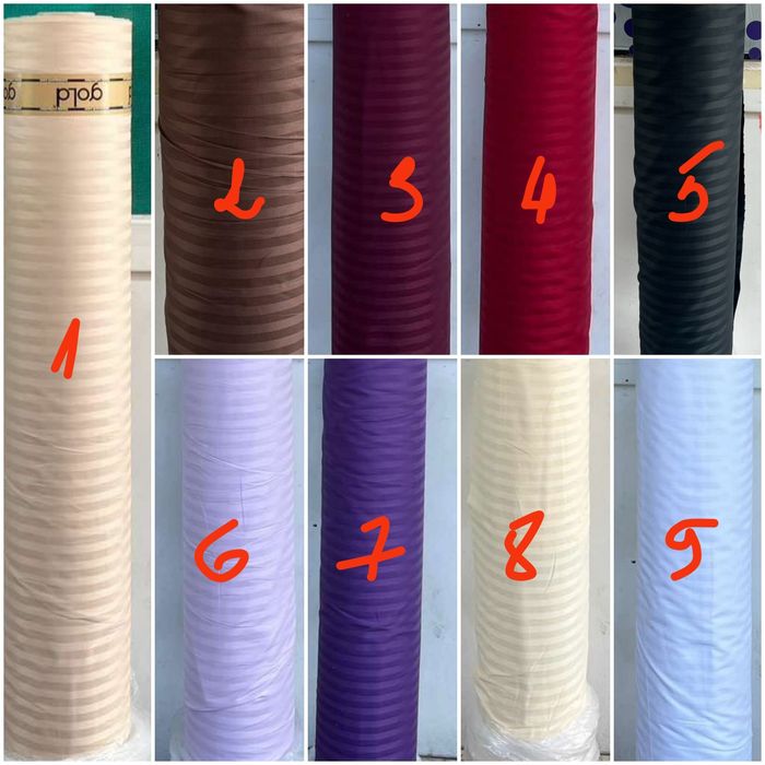 Елітна тканина для постільної білизни, страйп сатин 100% бавовна