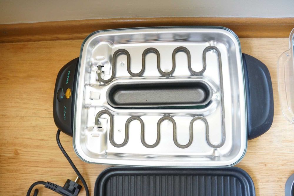 Grill elektryczny, patelnia i garnek na parę 3 w jednym, nowe