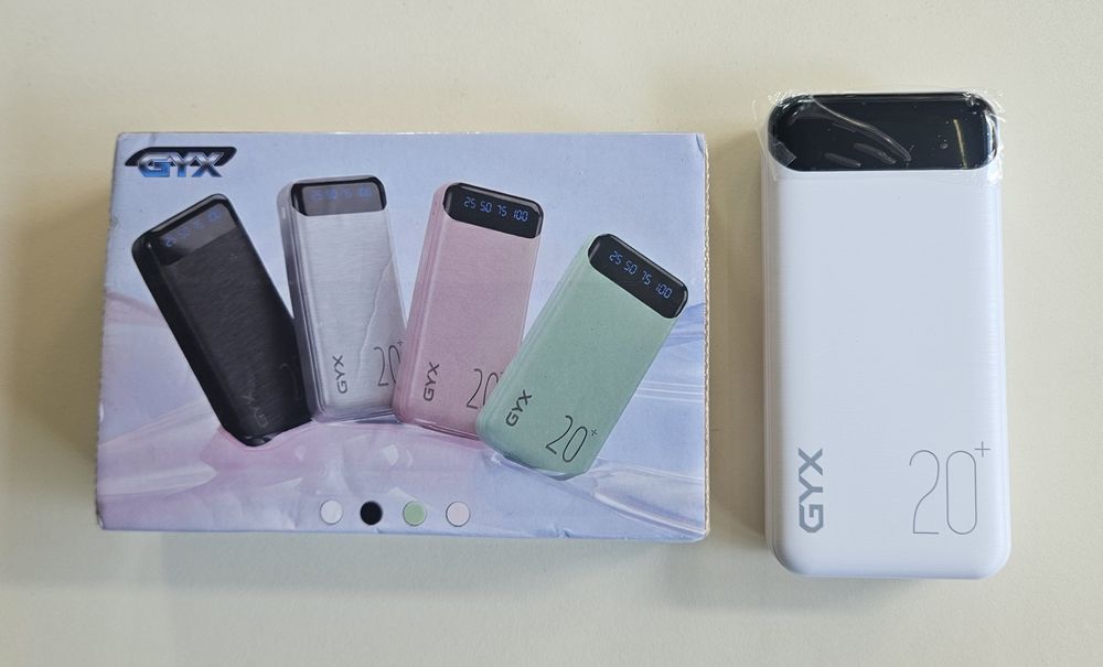 Повербанк, powerbank GYX SP09, 20000 mAh, швидка зарядка