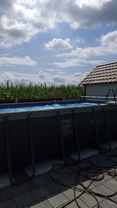 Basen stelażowy 549x274x132 z osprzętem