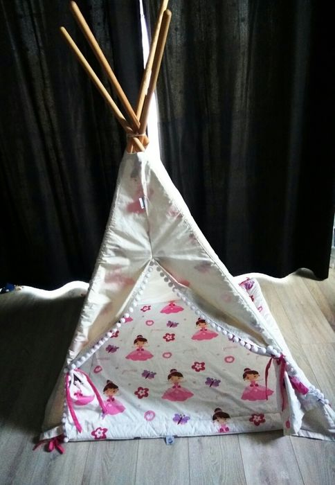 Namiot tipi dla małej księżniczki