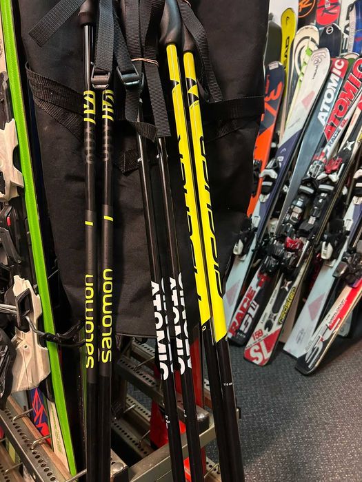 Nowe kije narciarskie 110 cm- Atomic, Fischer, Salomon/ Sklep-Serwis