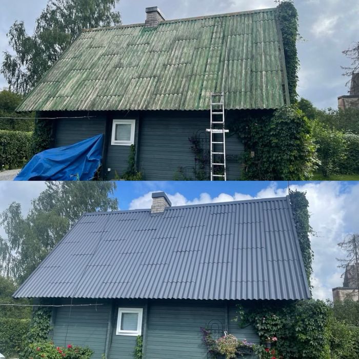Кровельные работы,кровля,фронтон