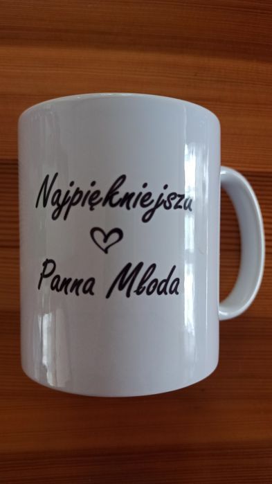 Najpiękniejsza Panna Młoda Nowy kubek, przygotowania, prezent