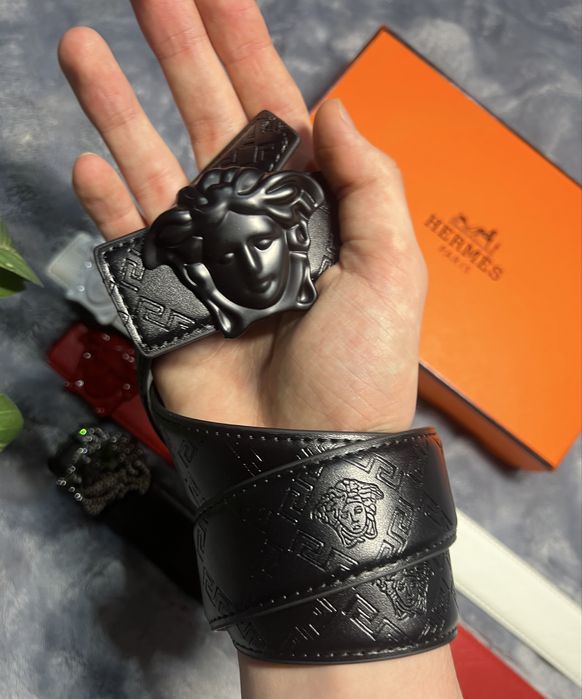 Ремінь Versace [ білий, чорний, коричневий, червоний, ремень ]