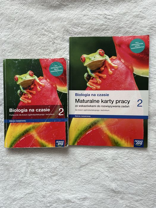Podręcznik i maturalne karty pracy z biologii zakres rozszerzony