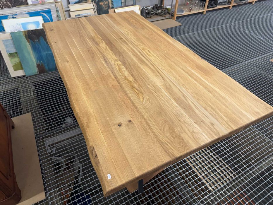 Stół w stylu industrialnym stół drewniany dąb