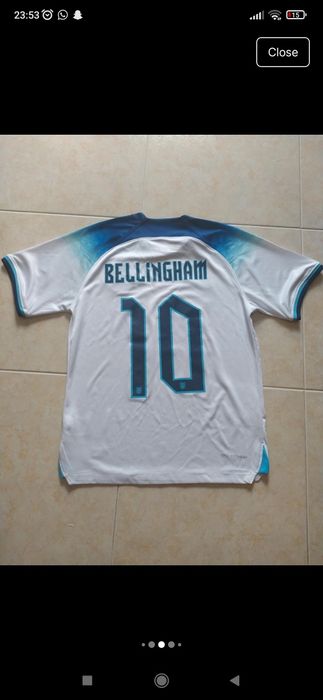 Camisola Inglaterra Bellingham 10