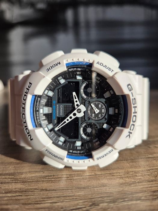 Zegarek Casio G-Shock GA-100B-7AER Biały GWARANCJA KOMPLET