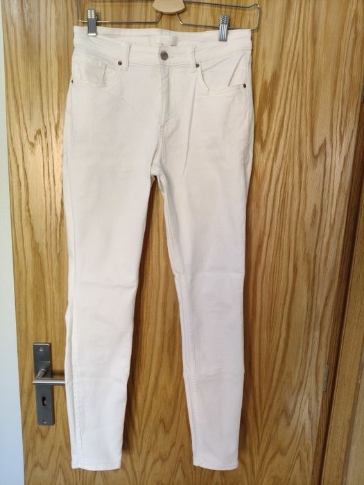 Calças brancas h&m