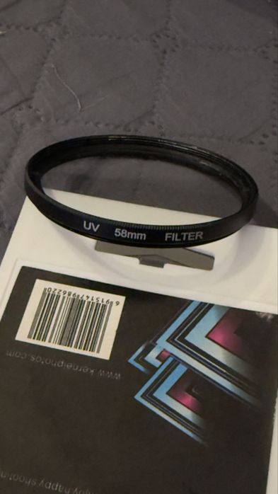 Filtro UV 58mm - como novo