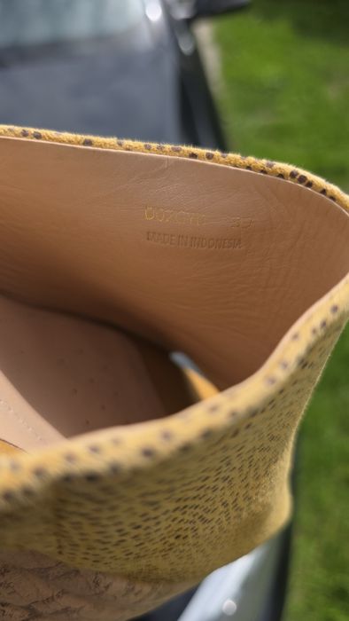 Buty damskie klapki na obcasie geox 39