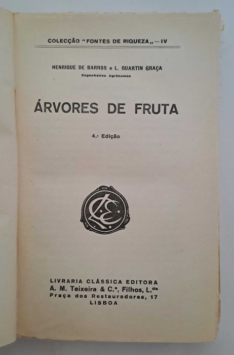 Árvores de Fruta - 4ª Edição