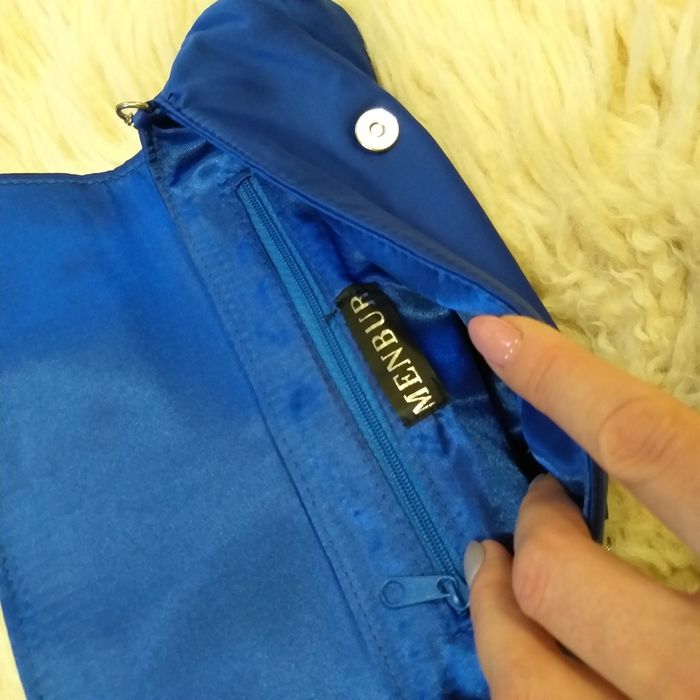 Kopertówka torebka satynowa Menbur chaberkowa