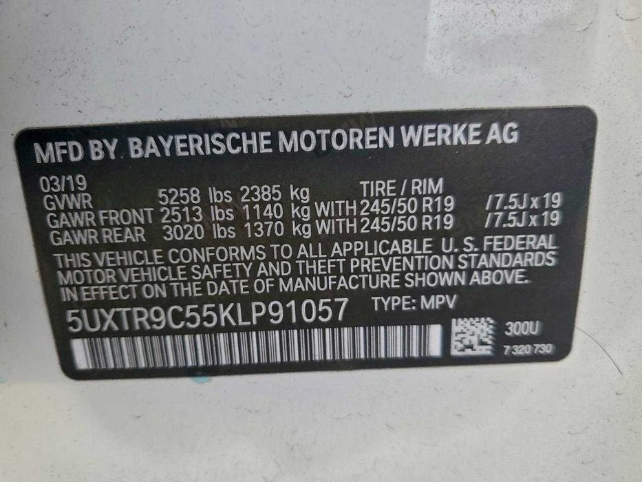 2019 BMW X3 XDrive 30I