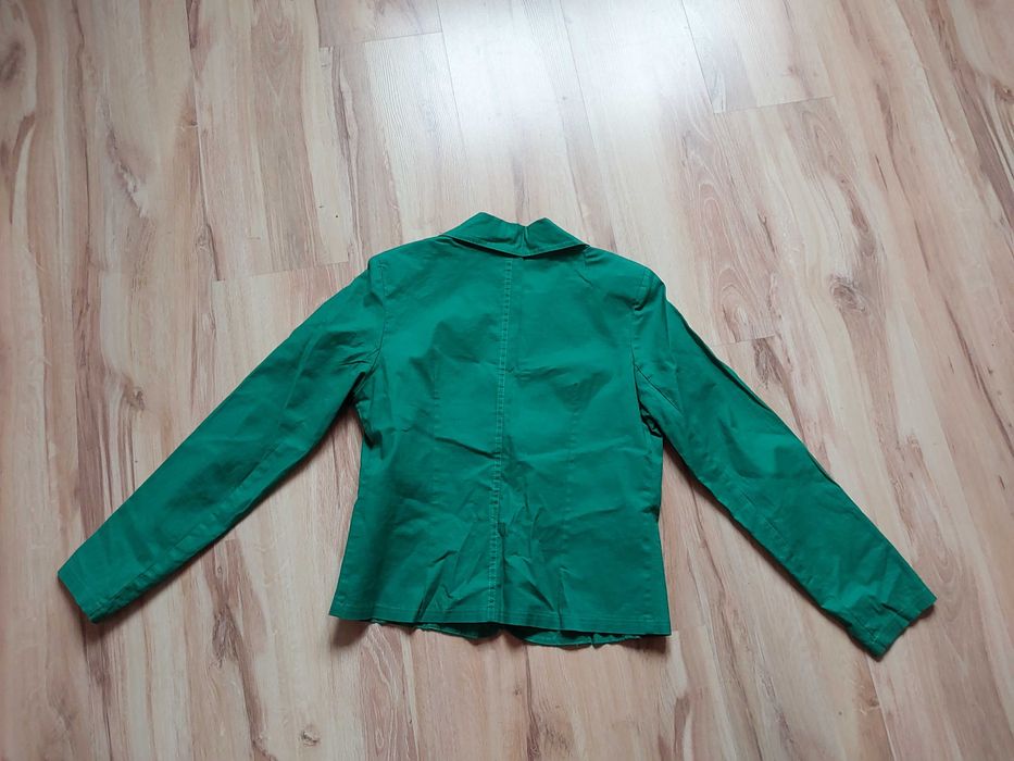 Żakiet zielony marynarka 38 M jak nowa Karolina