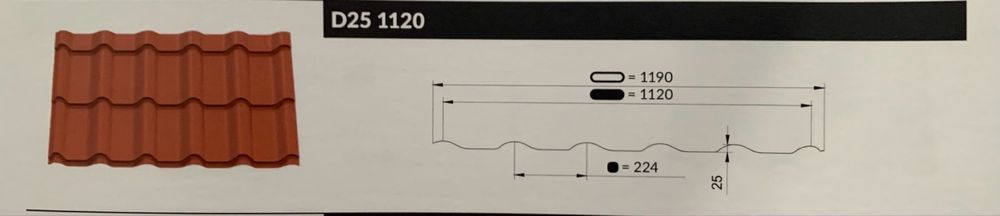 Лінія для виробництва металочерепиці ( ретро+)