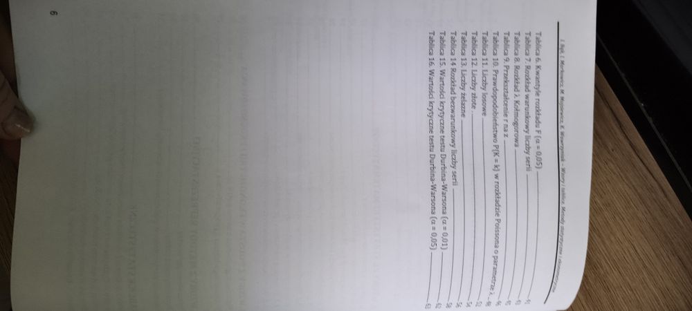 Książka opracowanie wzory i tablice metody statystyczne i ekonometryczne Cedewu wydanie II