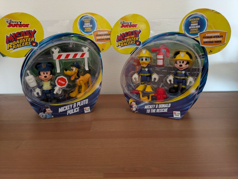 NOVOS e SELADOS - Packs Figuras Disney (Policia e Bombeiros)