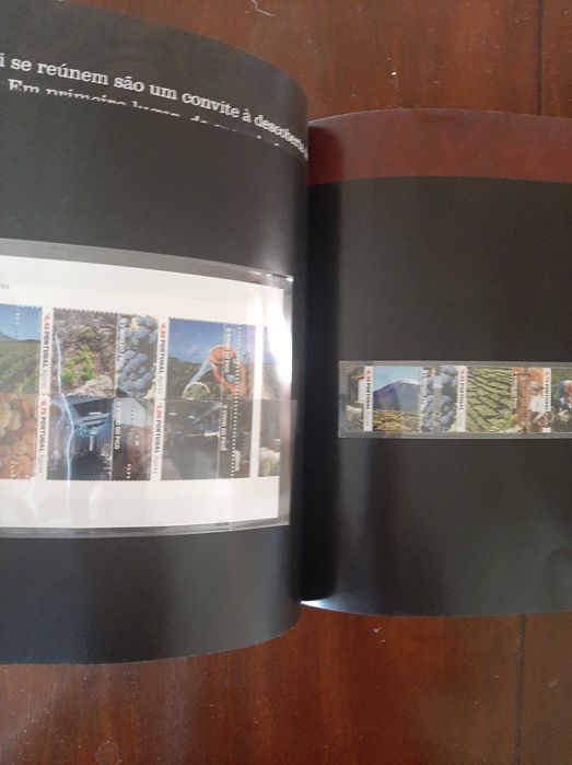 Caderneta de selos VINHO WINE