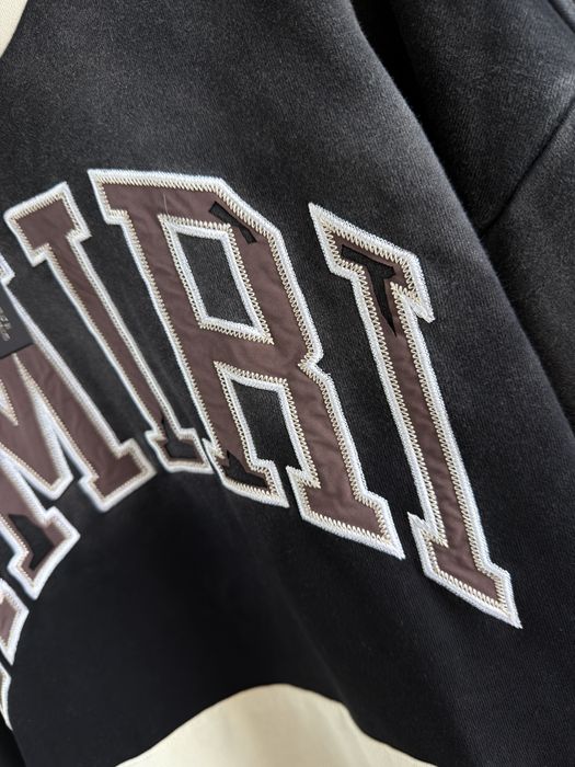 Худі AMIRI Big Logo Faded Black / Brown Off White Bape