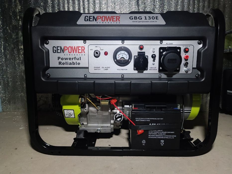 Генератор 10 Квт, GBG 130E бензиновий