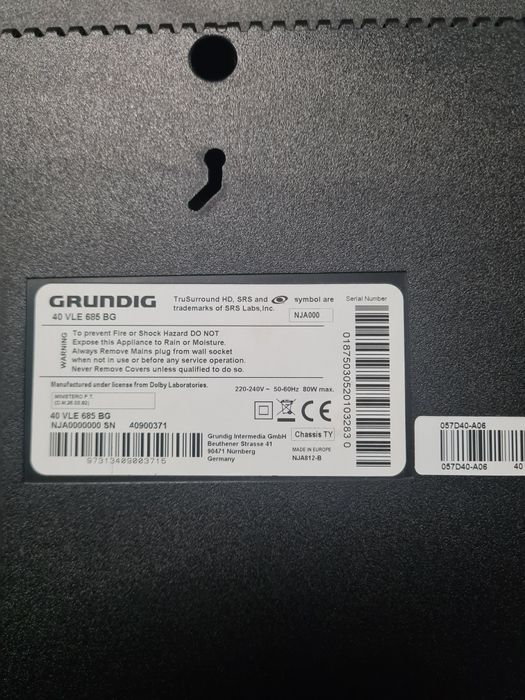 TV Philips 43 i Grundig 40