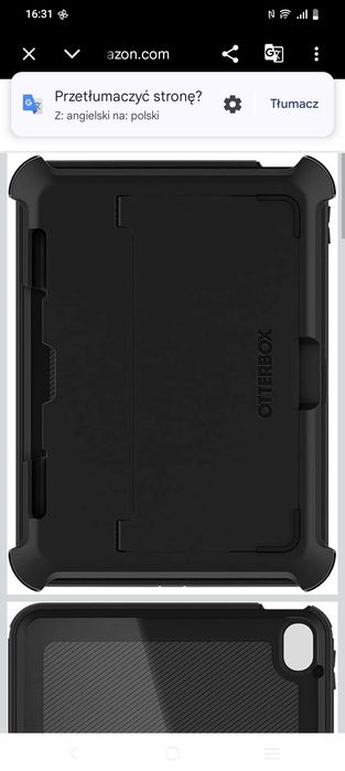 Czarne etui ochronne OtterBox Defender do tabletu iPad