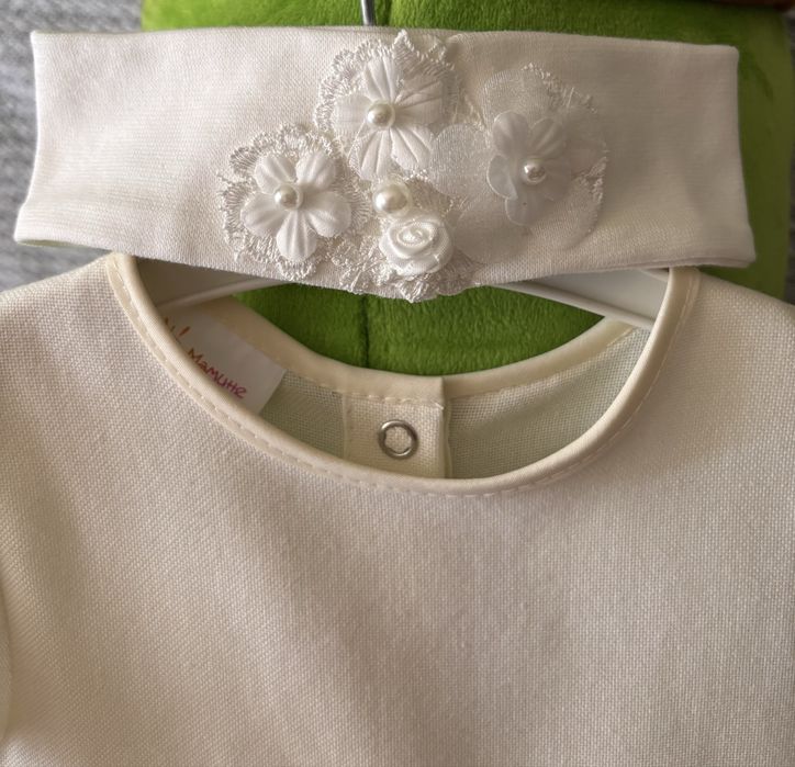 Сукня літня “Ніжність”, льон айворі, святкова сукня для дівчинки