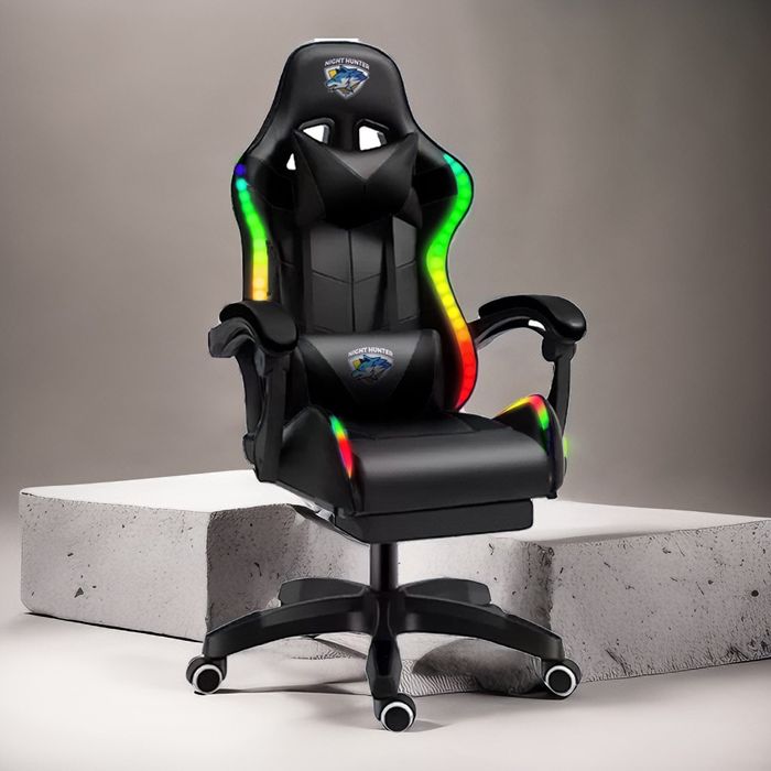 Геймерське крісло з Масажем + Led підсвідкою  Новинка.Компютерне крісл