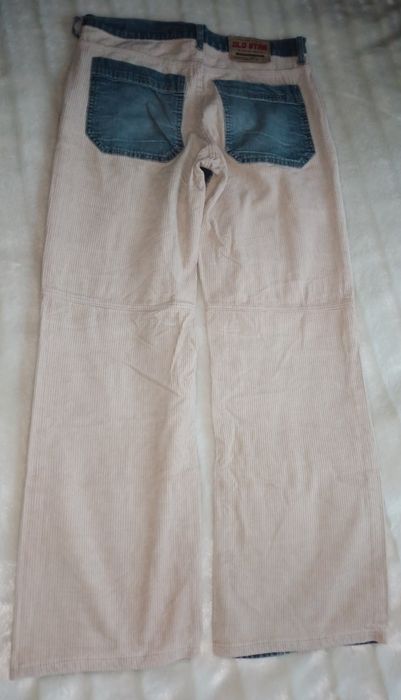 Jeansowo-sztruksowe spodnie męskie Old Star