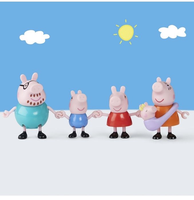 Акція! Peppa Pig Пеппа Піг Peppa сім‘я з Еві малюк Evie