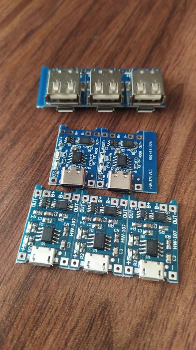 Холдери 18650 21700 Батарейний відсік Модуль заряду акумуляторів