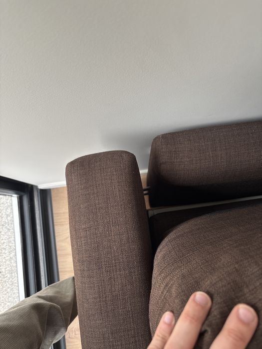 Sofa com chaise long e cama